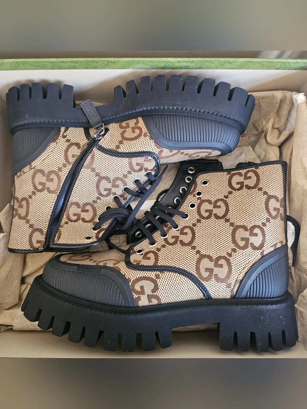 🤎 Gucci Combat Boots 🤎